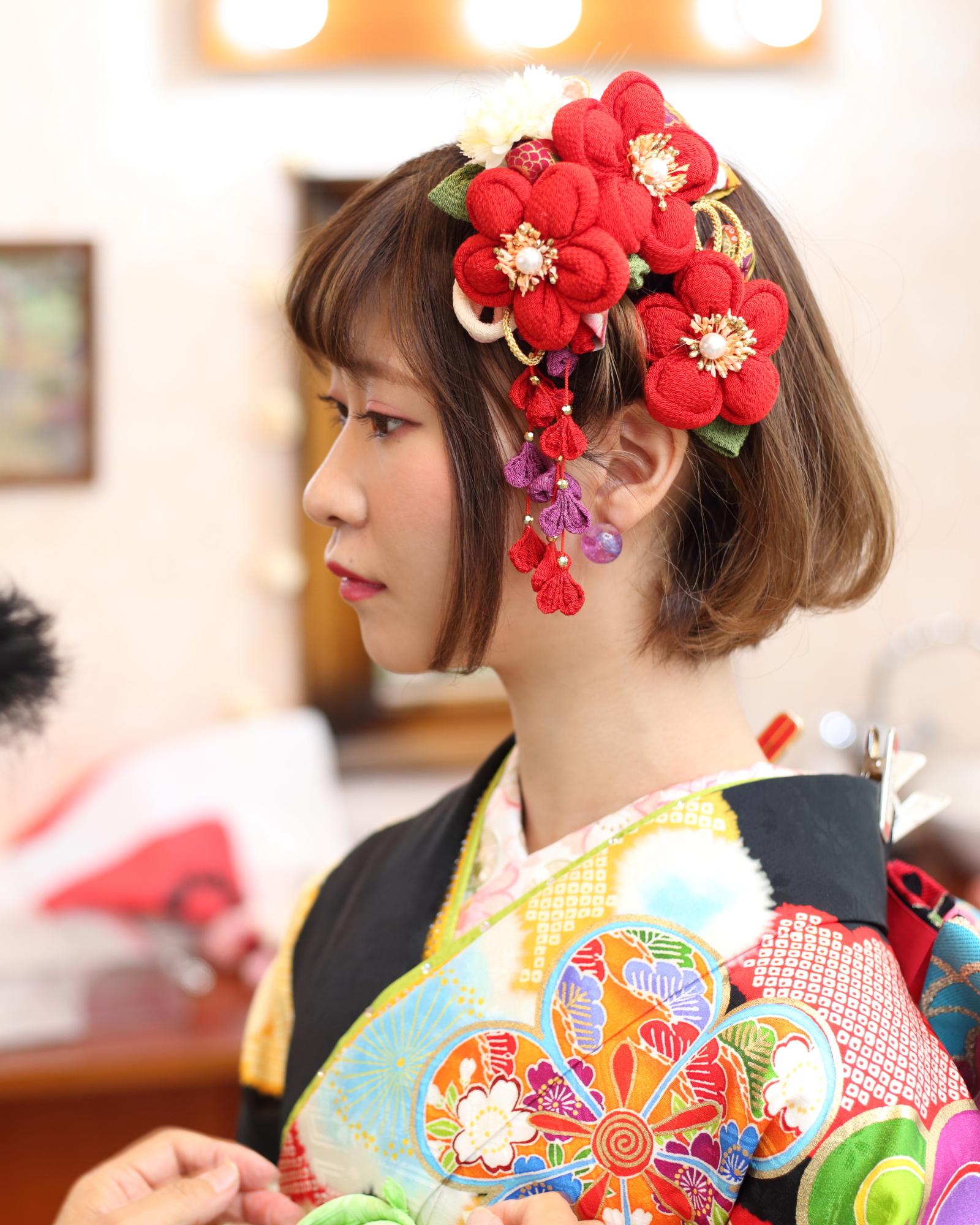 成人お仕度