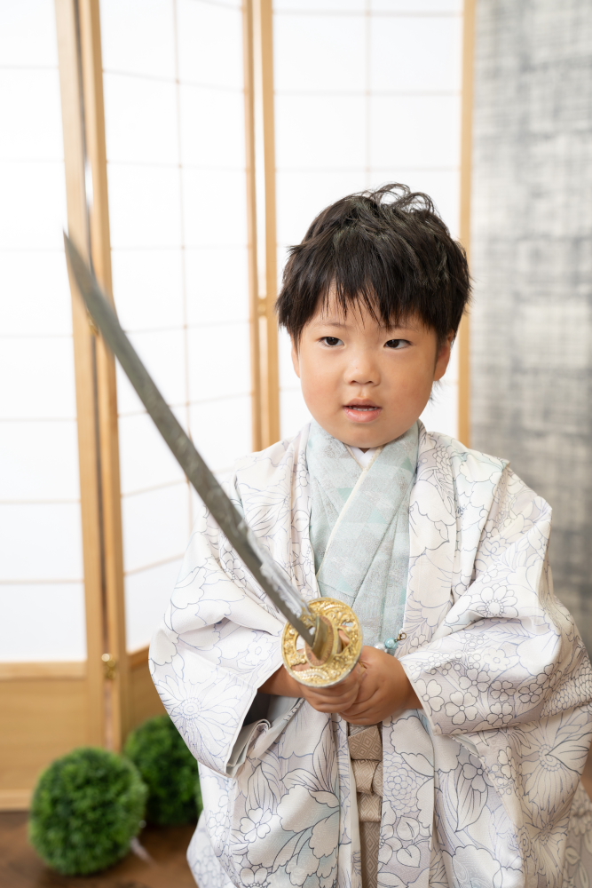 七五三男児5才