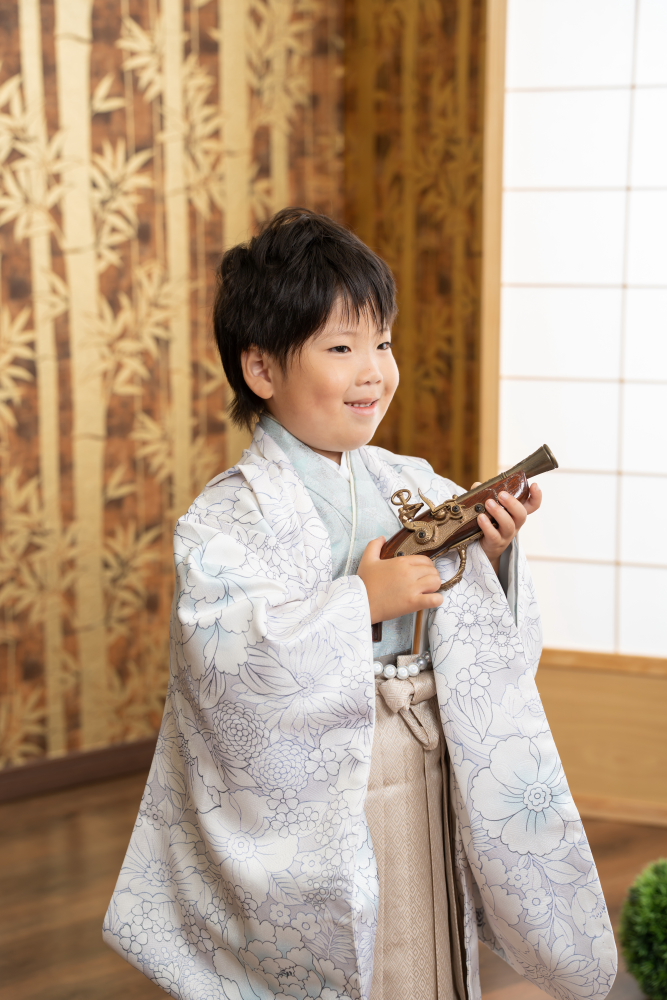 七五三男児5才