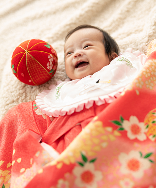 お宮参り女児